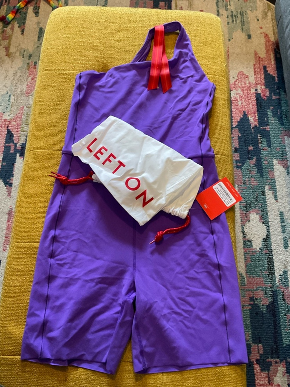BNWT Left On Friday - Purple One-Shoulder Playsuit in MEDIUM - Picture 7 of 8
